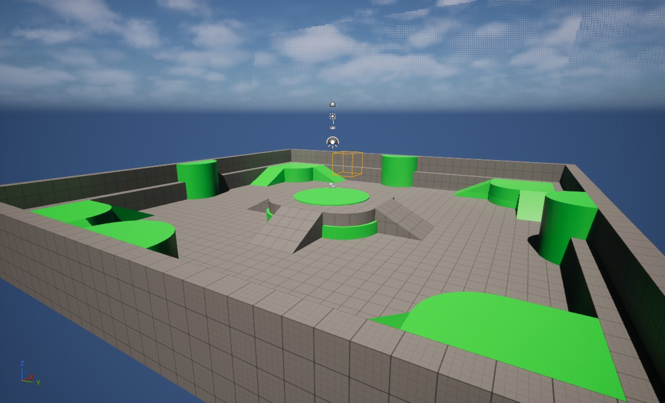 Unreal Engine Third Person template before