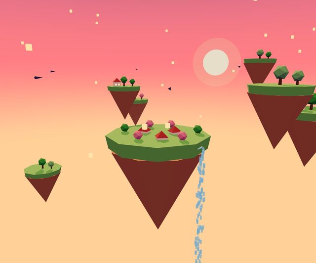 Sky Islands, a 3D game made with Game Studio for Claude