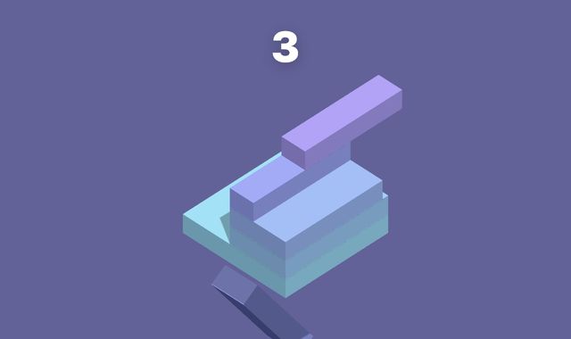 Tower Stack, a 3D game made with Game Studio for Claude